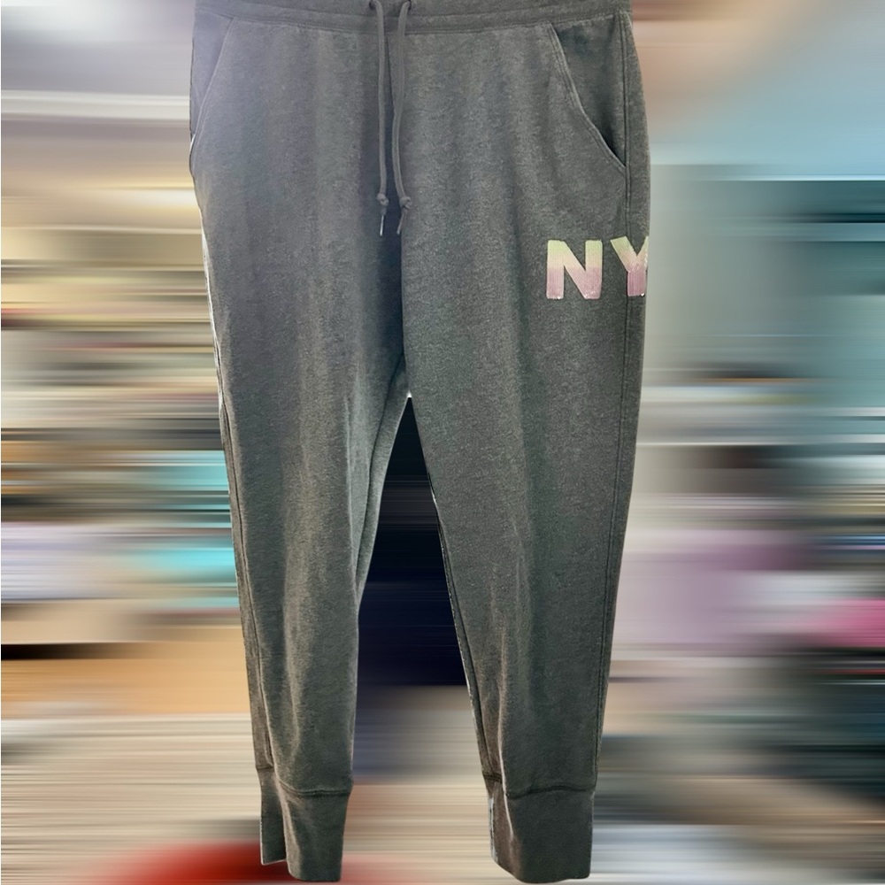 Victoria’s Secret Gray NYC Sequin joggers
